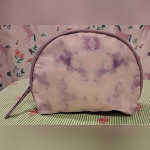 NWOT Kendall & Kylie Purple Cloud TyeDye Travel Cosmetic Makeup Beauty Pouch Bag